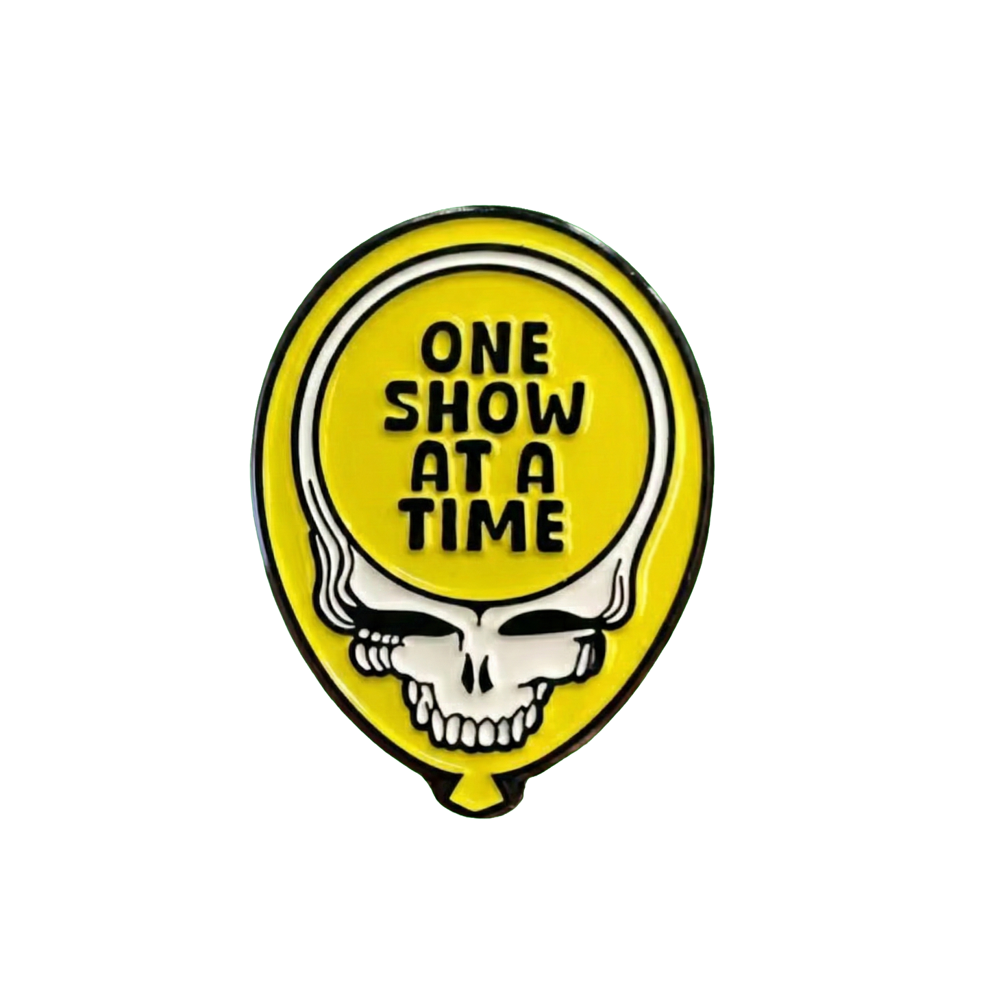 Wharf Rat One Show at a Time Pin - Grateful Dead Recovery Gift | 1.25" Enamel