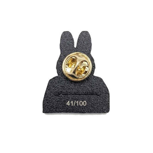 Labubu x Misfits Mashup Enamel Pin - Limited Edition Numbered Badge | Pop Mart Punk Rock