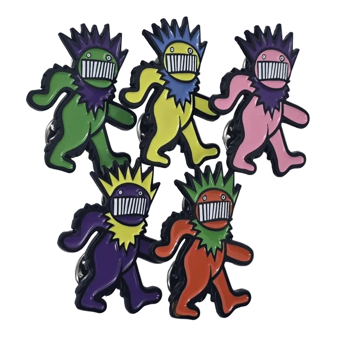 Boognish Bear Mashup Pin - 1.5" Soft Enamel Pin