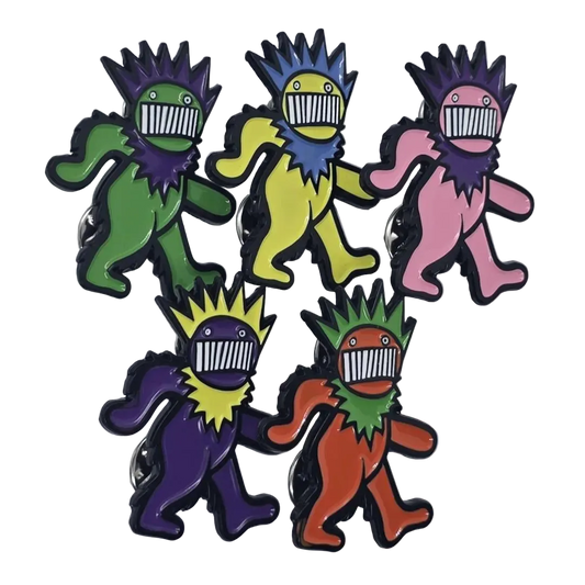 Boognish Bear Mashup Pin - 1.5" Soft Enamel Pin