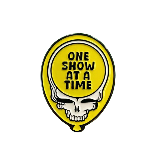 Wharf Rat One Show at a Time Pin - Grateful Dead Recovery Gift | 1.25" Enamel