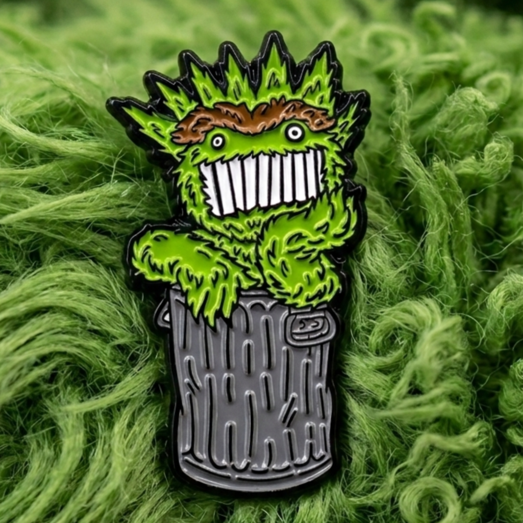 Boognish Grouch Mashup Pin - 1.5" Soft Enamel Pin