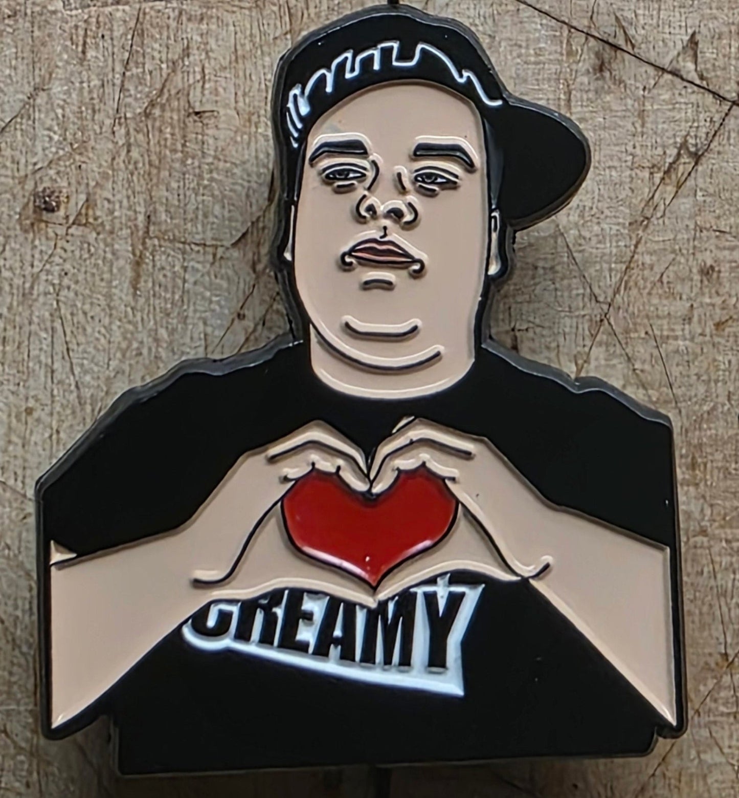Creamy Enamel Pin - Limited Edition Numbered Badge